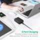 Сетевое зарядное устройство RAVPOWER RP-PC029 6-Port Charging Station Black (RP-PC029BK)